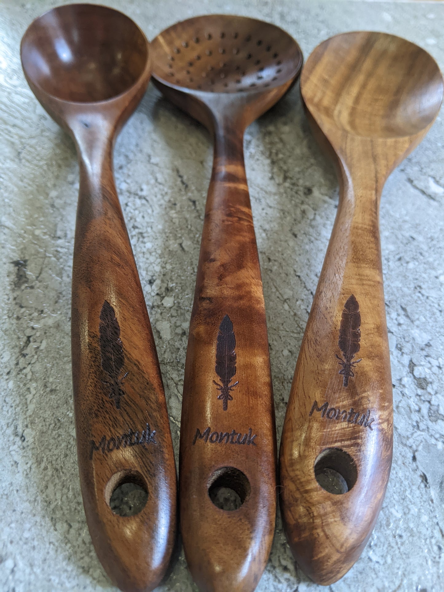 Montuk 12 Pcs Natural Teak Wood Cooking Utensils Set for Kitchen, Spoon Set.